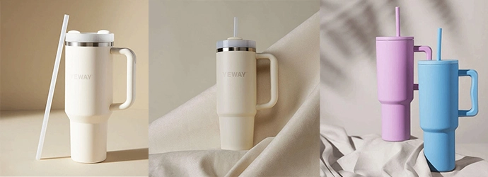 Spray painted tumbler